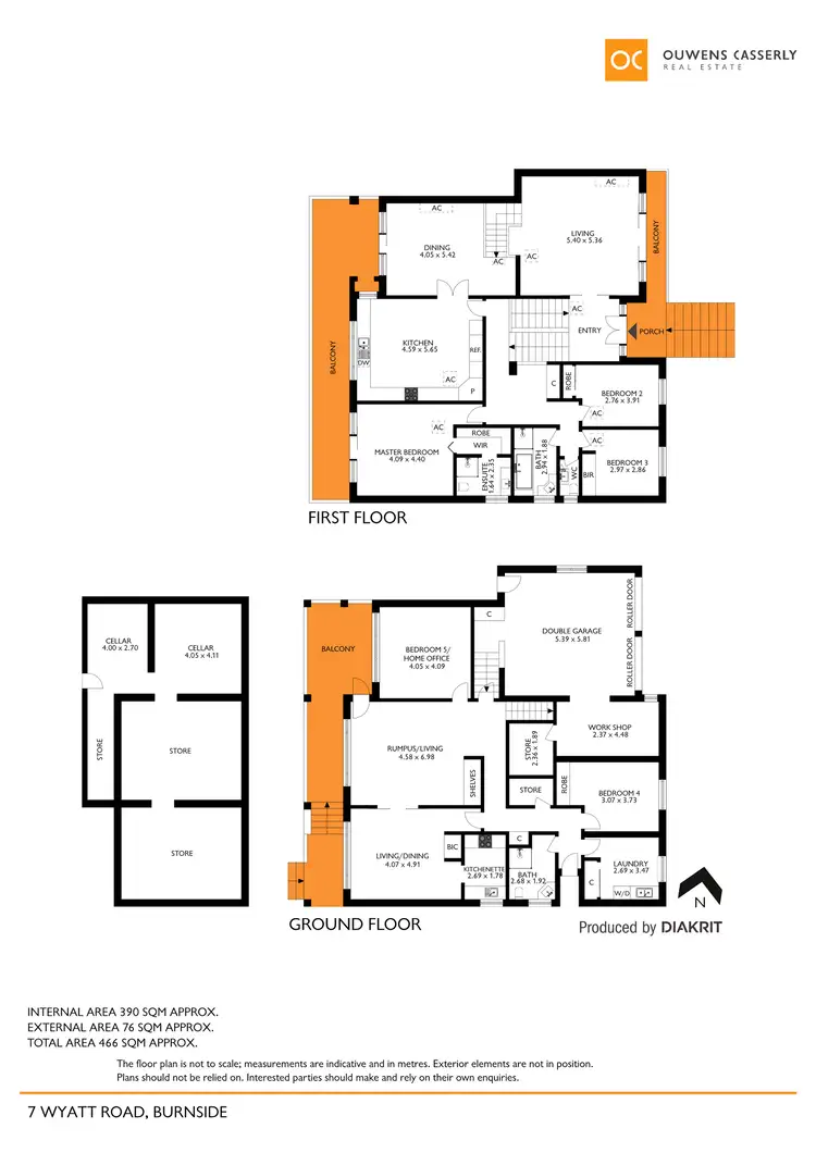 Floorplan of Homely house listing, 7 Wyatt Road, Burnside SA 5066