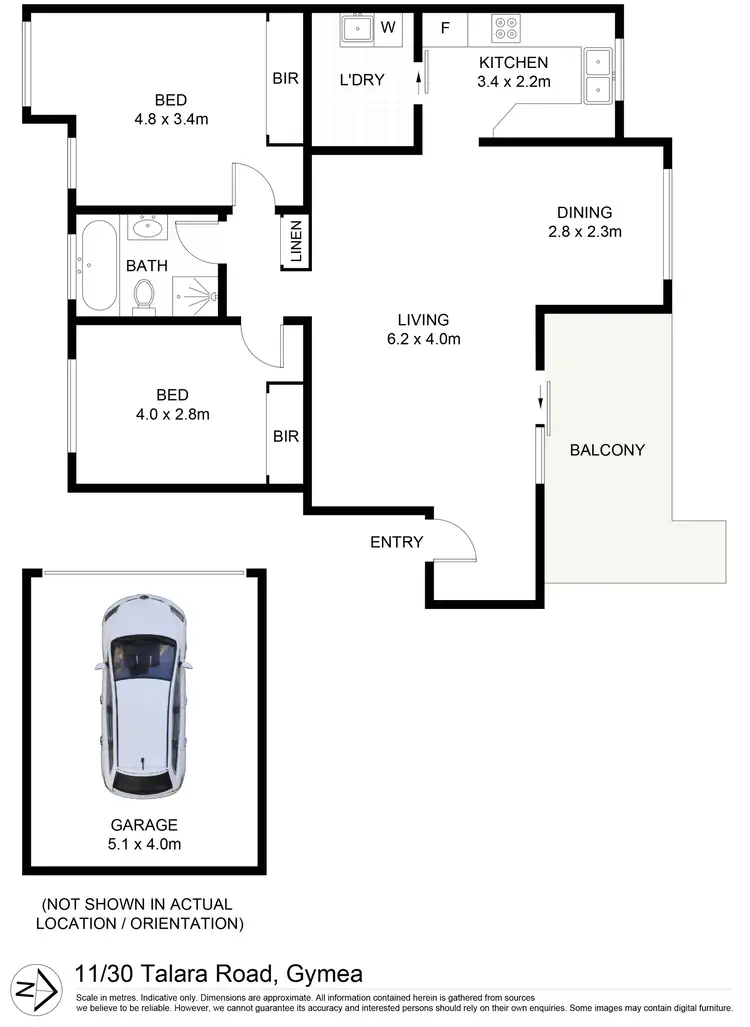 Floorplan of Homely unit listing, 11/30 Talara Road, Gymea NSW 2227