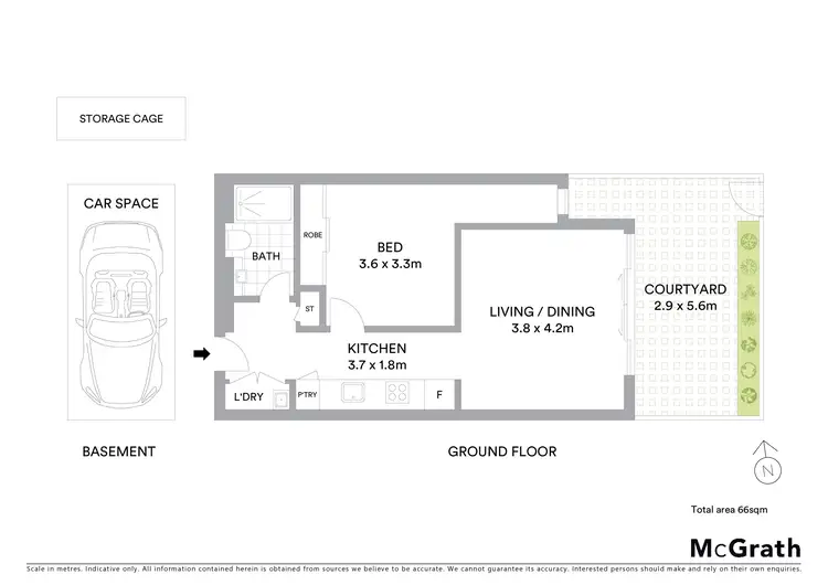 Floorplan of Homely apartment listing, G23/9 Hewitt Avenue, Footscray VIC 3011