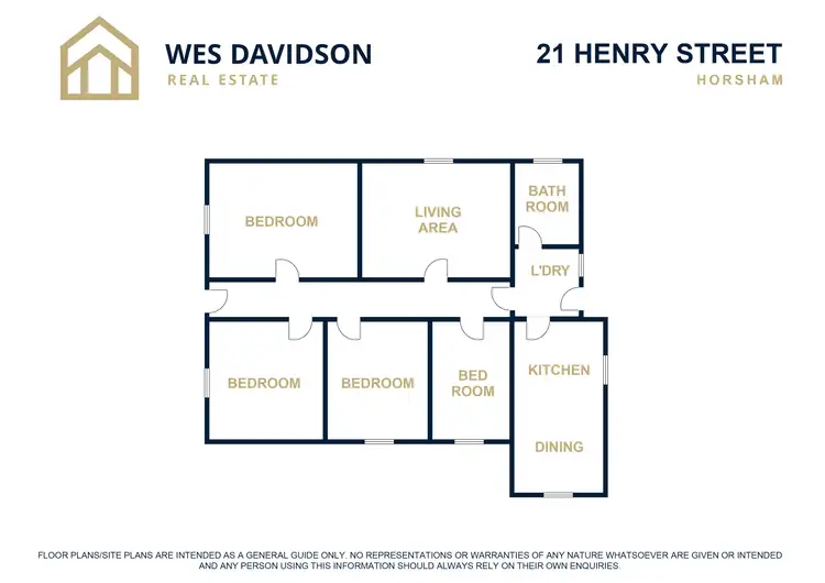 Floorplan of Homely house listing, 21 Henry Street, Horsham VIC 3400