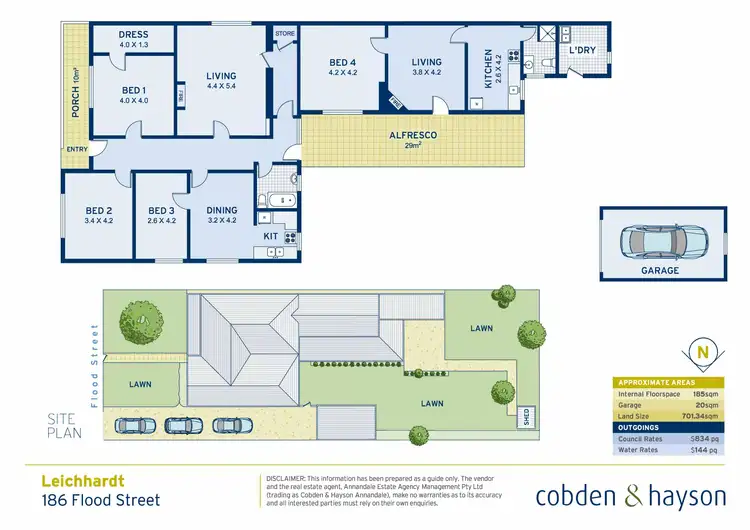 Floorplan of Homely house listing, 186 Flood Street, Leichhardt NSW 2040