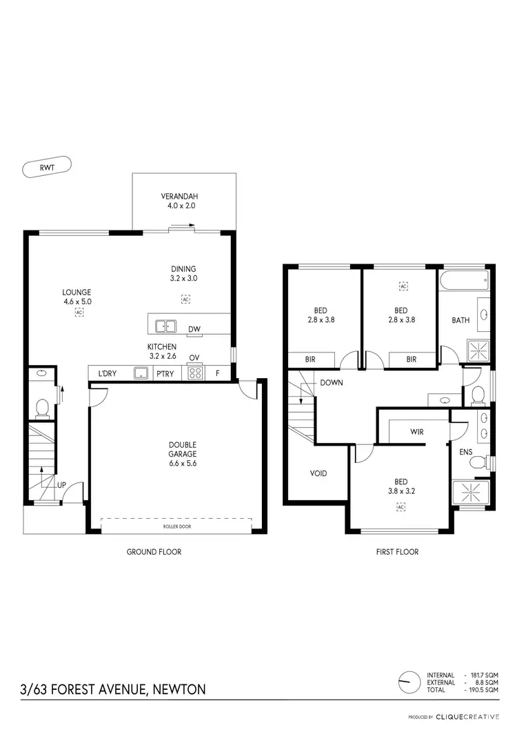 Floorplan of Homely house listing, 3/63 Forest Avenue, Newton SA 5074