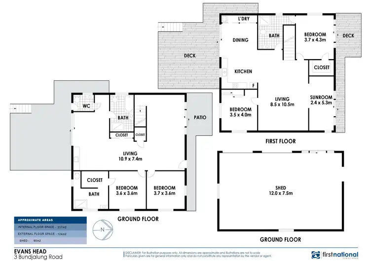 Floorplan of Homely house listing, 3 Bundjalung Road, Evans Head NSW 2473