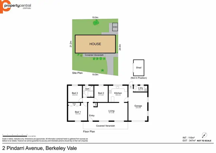 Floorplan of Homely house listing, 2 Pindarri Avenue, Berkeley Vale NSW 2261
