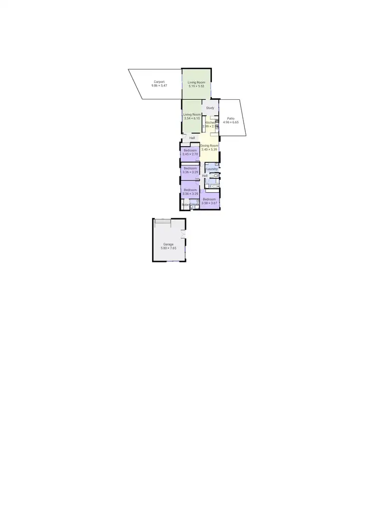 Floorplan of Homely house listing, 8 Robert Crescent, West Wodonga VIC 3690