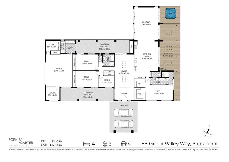 Floorplan of Homely house listing, 88 Green Valley Way, Piggabeen NSW 2486