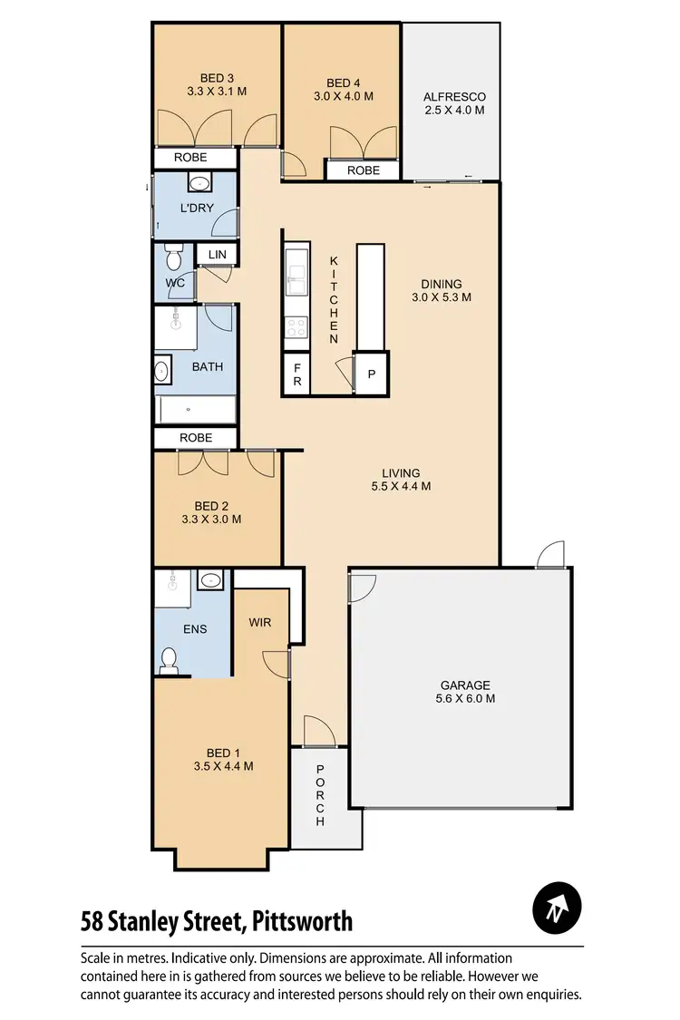 Floorplan of Homely house listing, 58 Stanley Street, Pittsworth QLD 4356