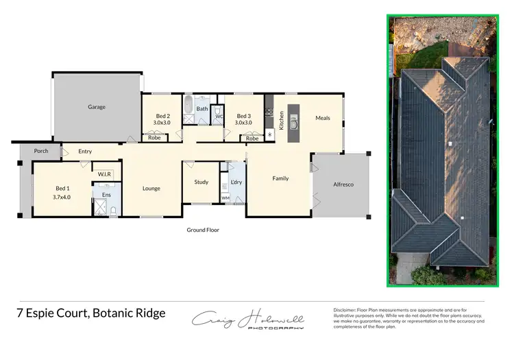 Floorplan of Homely house listing, 7 Espie Court, Botanic Ridge VIC 3977
