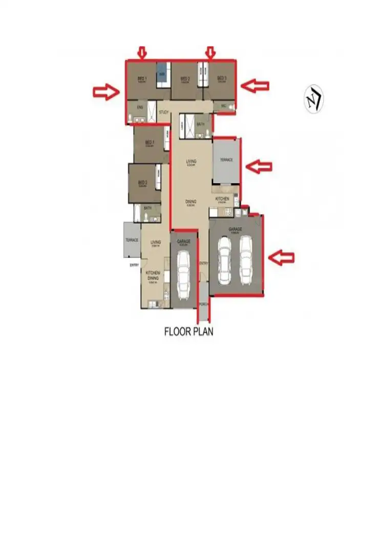 Floorplan of Homely semi-detached listing, 24 Starling Crescent, Peregian Springs QLD 4573