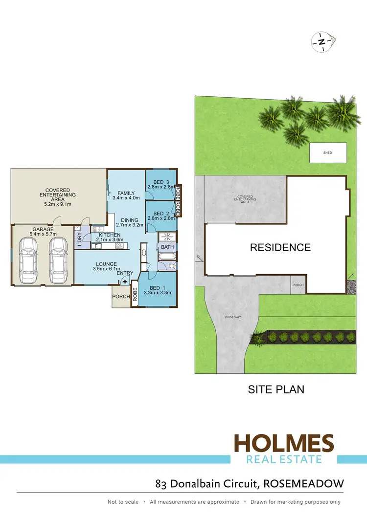 Floorplan of Homely house listing, 83 Donalbain Circuit, Rosemeadow NSW 2560