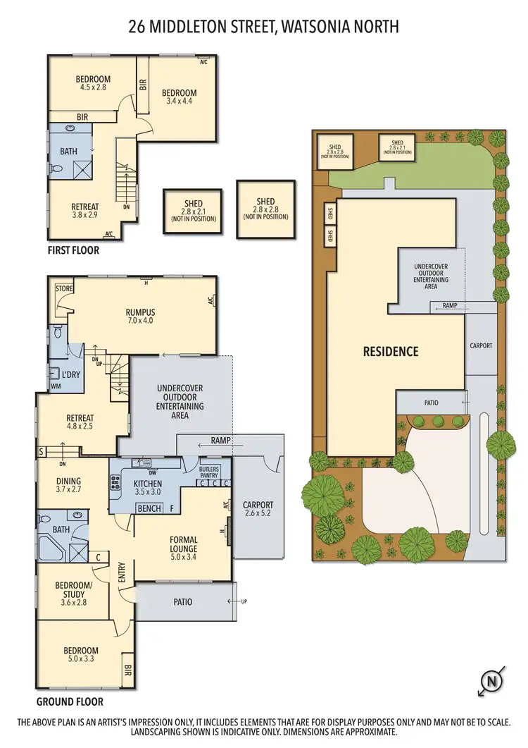 Floorplan of Homely house listing, 26 Middleton Street, Watsonia North VIC 3087