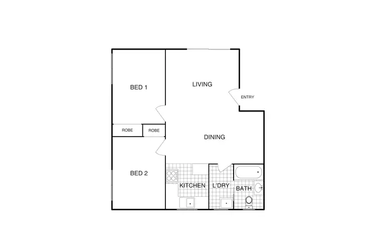 Floorplan of Homely apartment listing, 3/5 Mowatt Street, Queanbeyan East NSW 2620