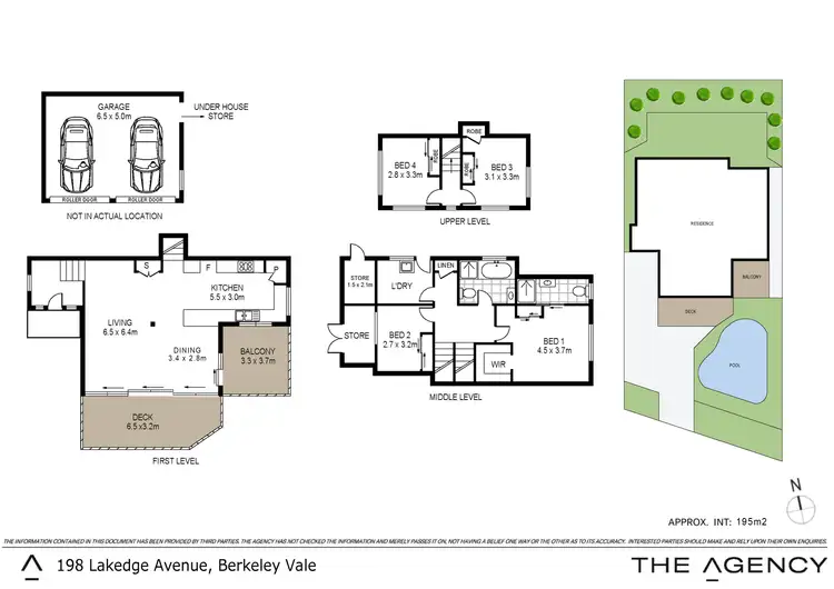 Floorplan of Homely house listing, 198 Lakedge Avenue, Berkeley Vale NSW 2261
