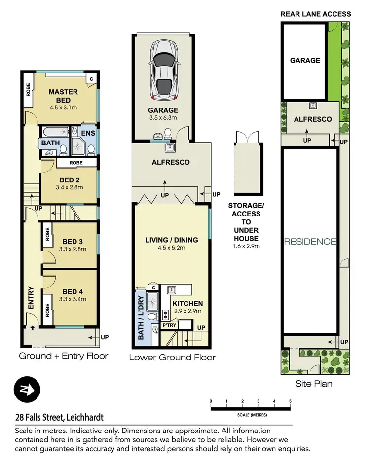Floorplan of Homely house listing, 28 Falls Street, Leichhardt NSW 2040