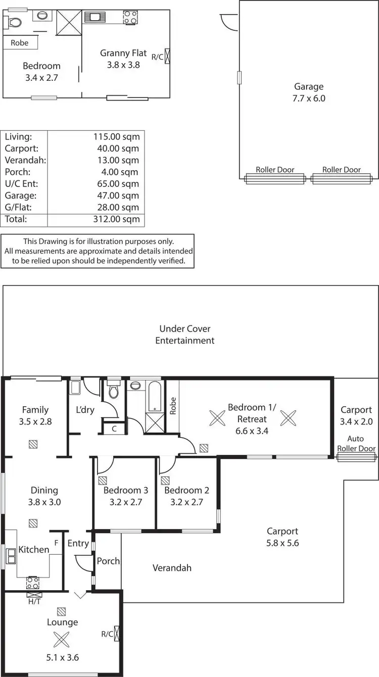 Floorplan of Homely house listing, 15 Collie Avenue, Port Noarlunga South SA 5167