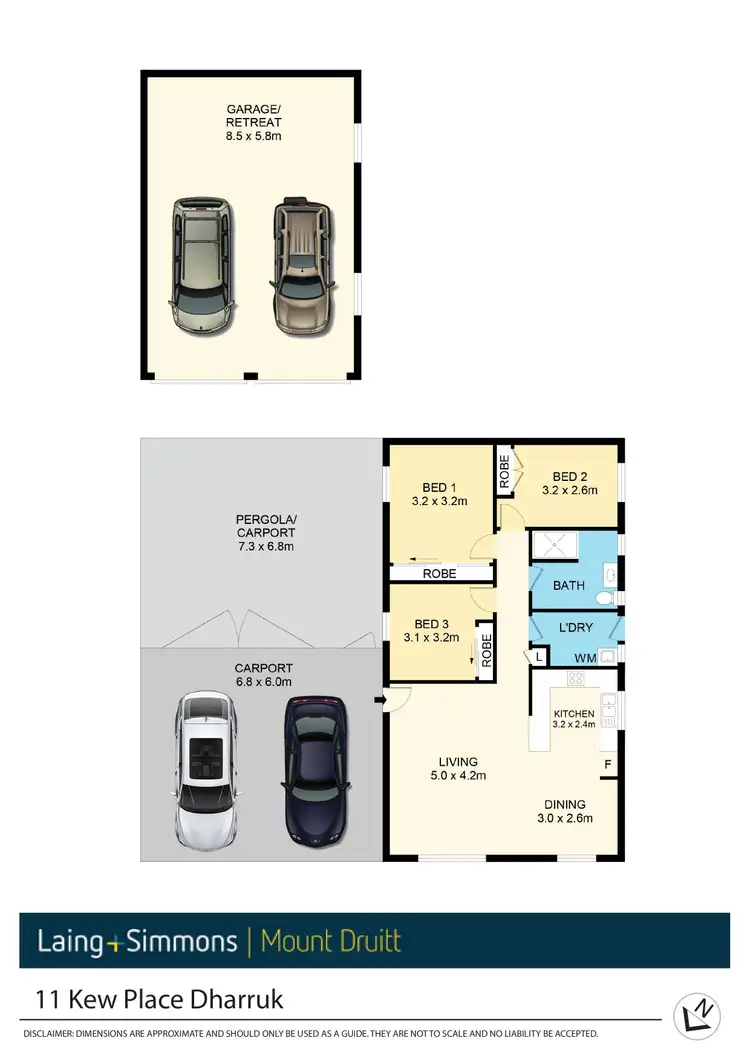 Floorplan of Homely house listing, 11 Kew Place, Dharruk NSW 2770