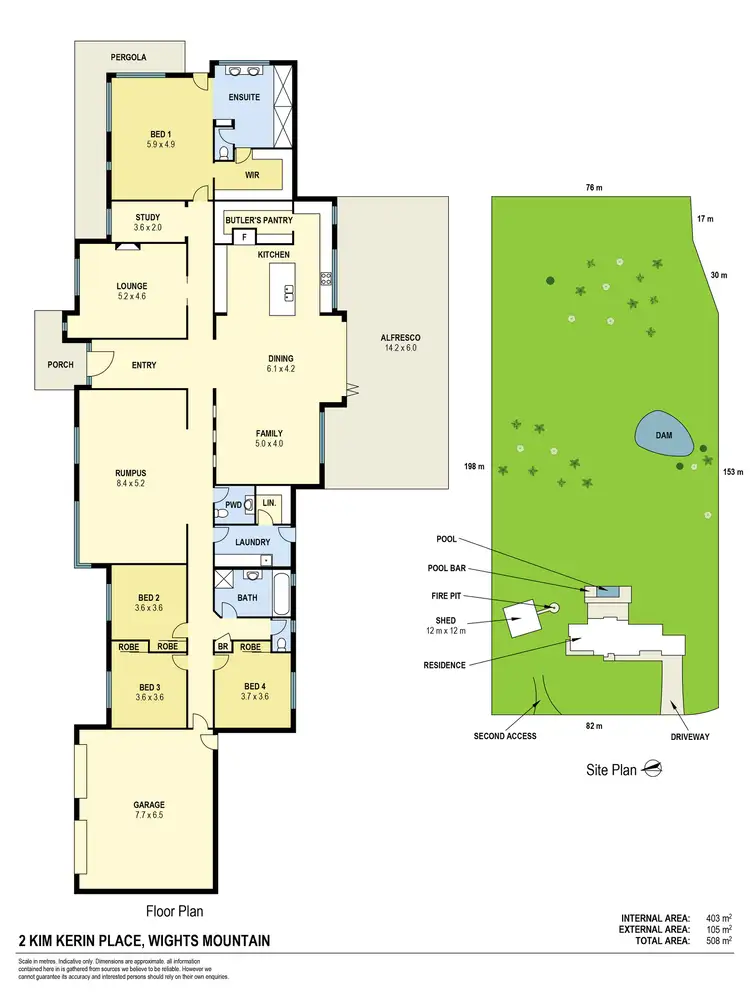 Floorplan of Homely house listing, 2 Kim Kerin Place, Wights Mountain QLD 4520