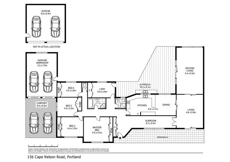 Floorplan of Homely house listing, 156 Cape Nelson Road, Portland VIC 3305