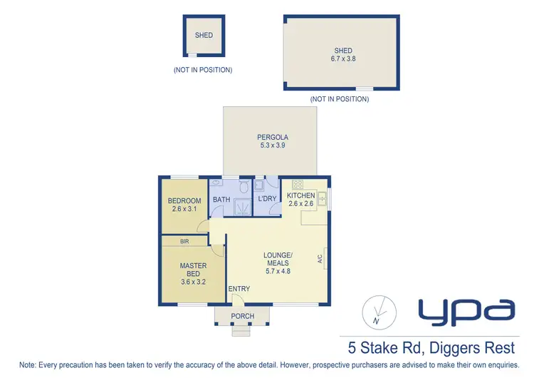 Floorplan of Homely house listing, 5 Stake Road, Diggers Rest VIC 3427