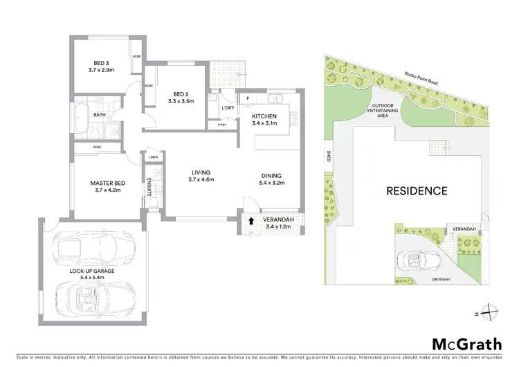 Floorplan of Homely villa listing, 2/447 Rocky Pt Road, Sans Souci NSW 2219