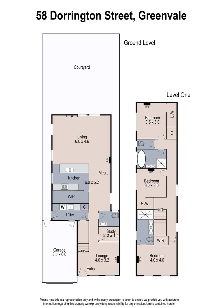 Floorplan of Homely house listing, 58 Dorrington Street, Greenvale VIC 3059