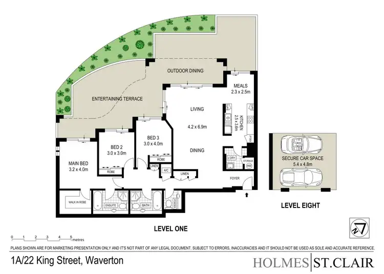 Floorplan of Homely apartment listing, 1A/22 King Street, Waverton NSW 2060