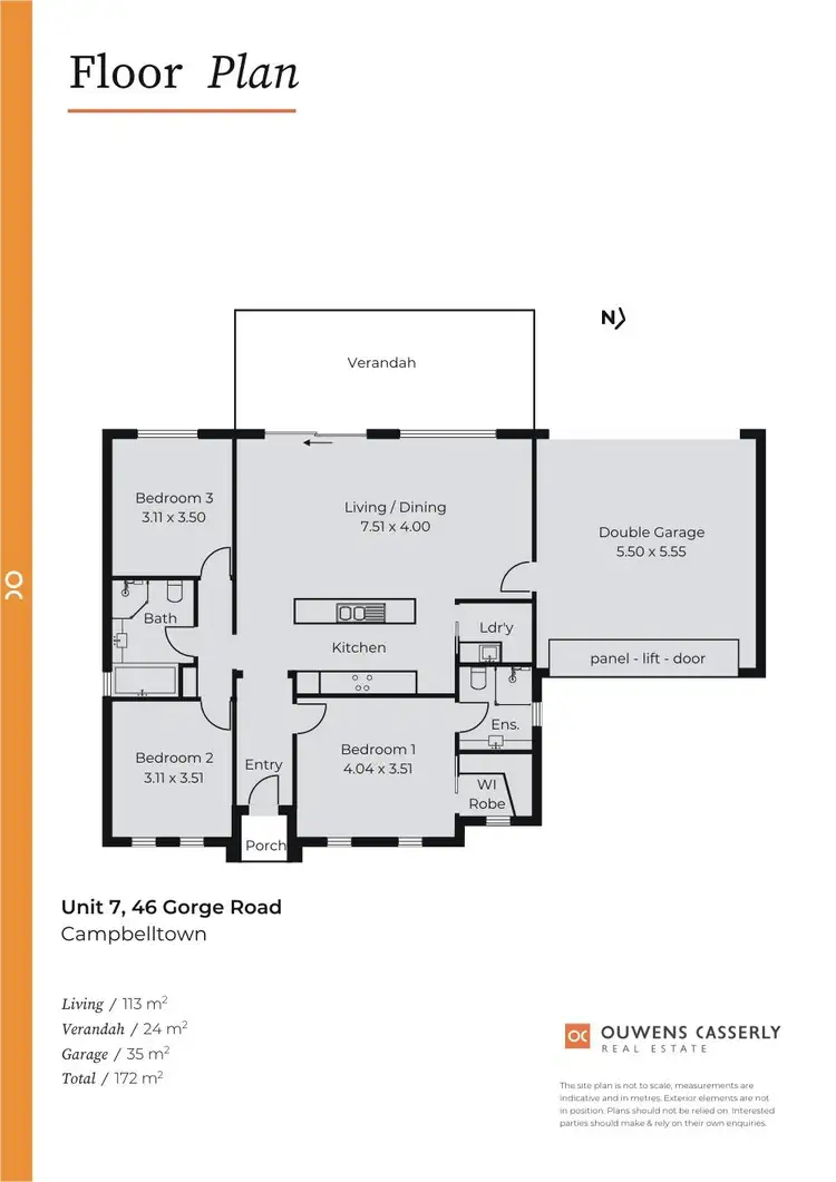 Floorplan of Homely house listing, 7/46 Gorge Road, Campbelltown SA 5074