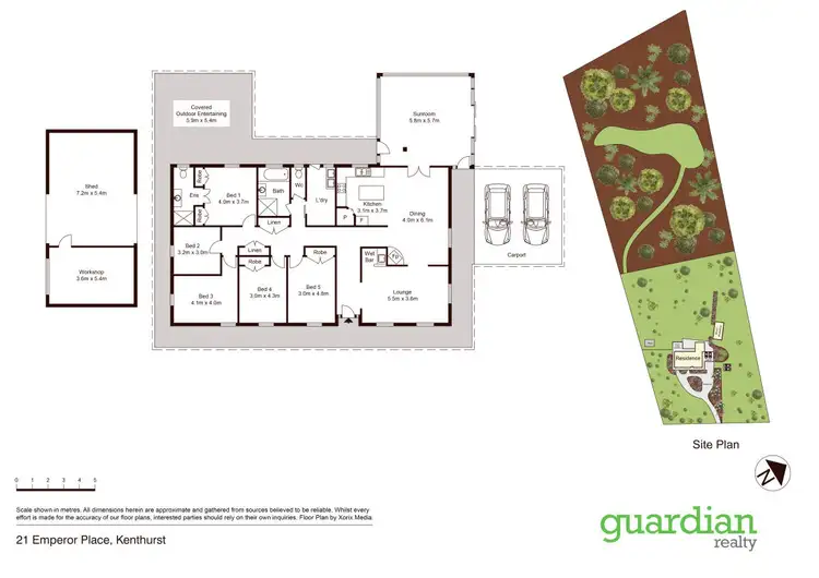 Floorplan of Homely house listing, 21 Emperor Place, Kenthurst NSW 2156