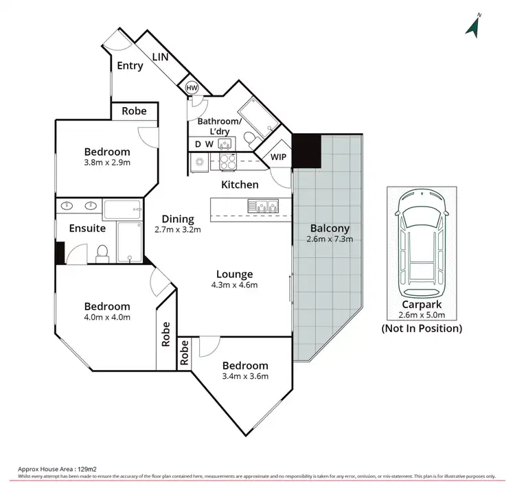 Floorplan of Homely unit listing, 5/42 Hastings Street, Noosa Heads QLD 4567