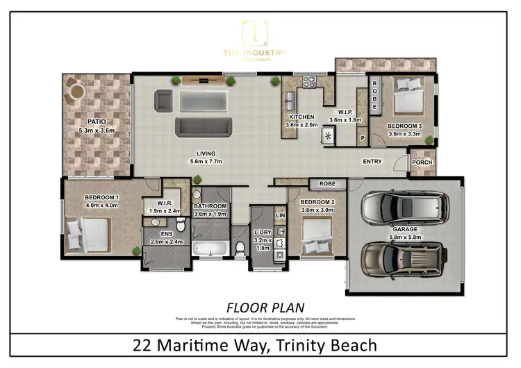 Floorplan of Homely house listing, 22 Maritime Way, Trinity Beach QLD 4879