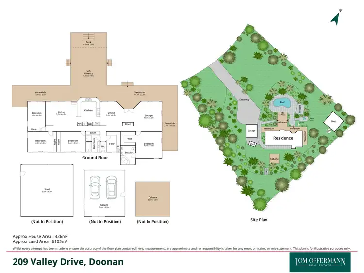 Floorplan of Homely house listing, 209 Valley Drive, Doonan QLD 4562