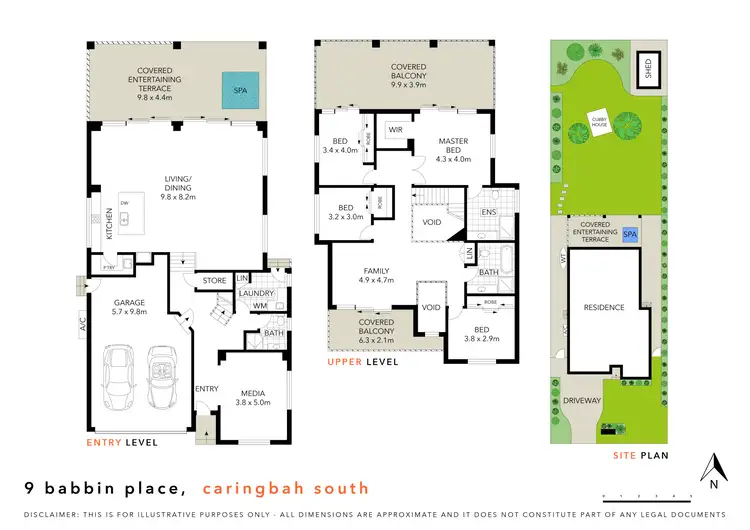 Floorplan of Homely house listing, 9 Babbin Place, Caringbah South NSW 2229