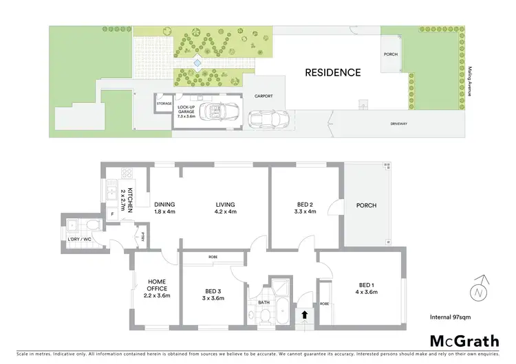 Floorplan of Homely house listing, 16 Maling Avenue, Ermington NSW 2115