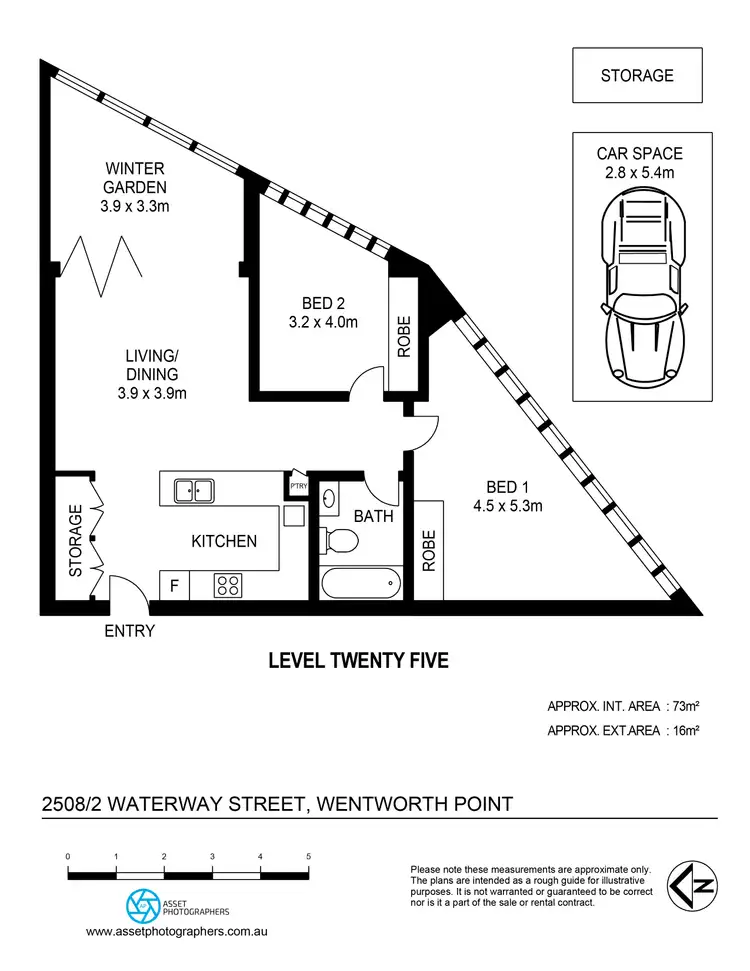 Floorplan of Homely apartment listing, 2508/2 Waterways Street, Wentworth Point NSW 2127