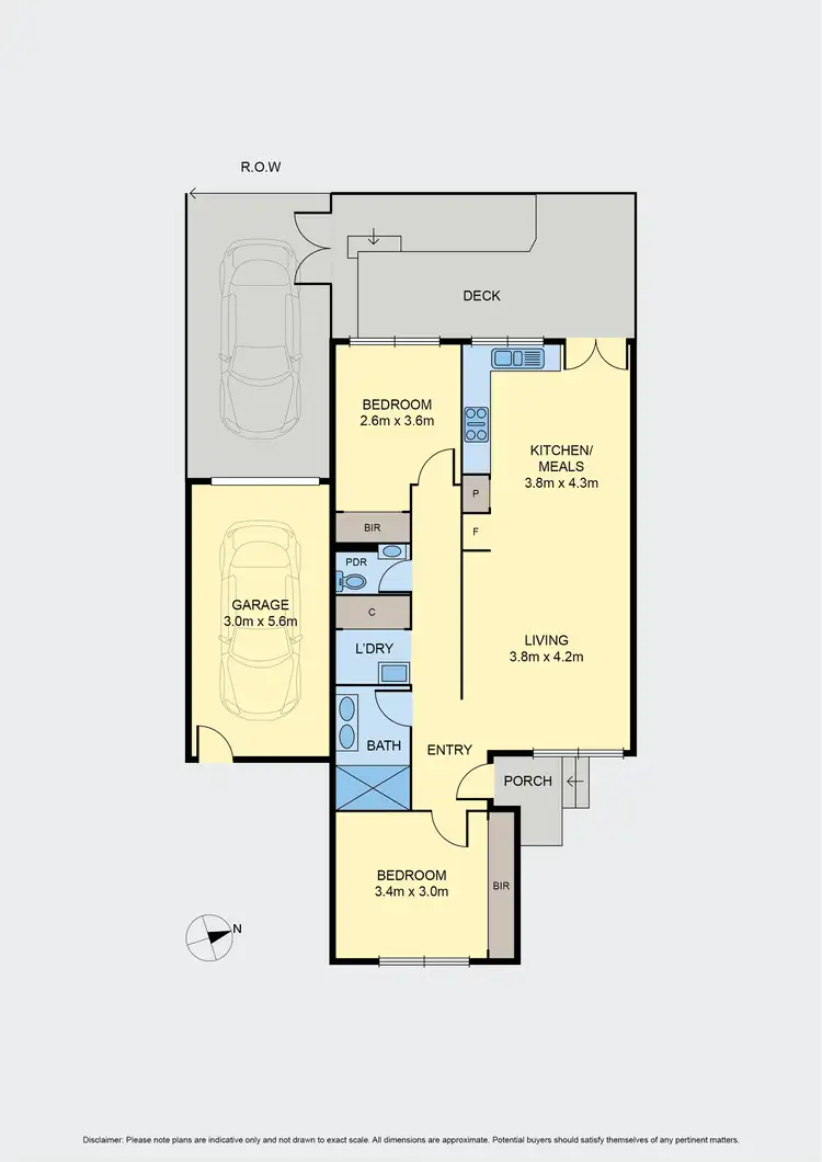 Floorplan of Homely unit listing, 8/743-747 Mt Alexander Road, Moonee Ponds VIC 3039