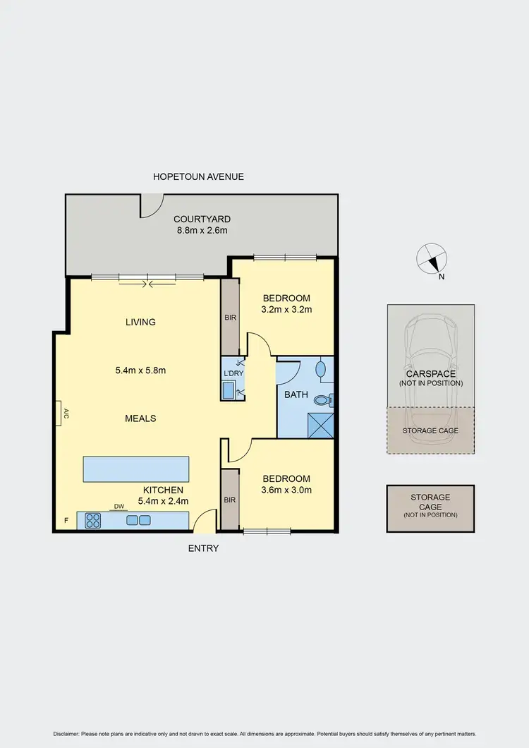 Floorplan of Homely apartment listing, 3/80 Hopetoun Avenue, Brunswick West VIC 3055
