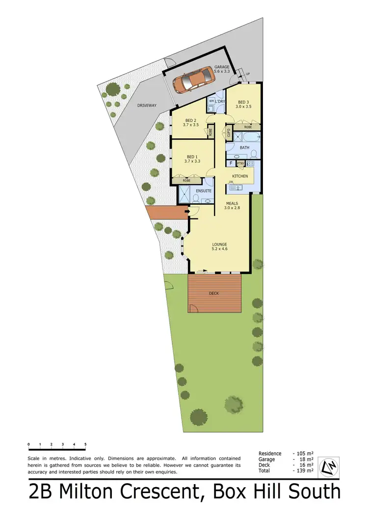 Floorplan of Homely house listing, 2B Milton Crescent, Box Hill South VIC 3128