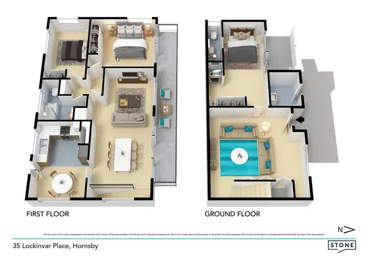 Floorplan of Homely house listing, 35 Lockinvar Place, Hornsby NSW 2077
