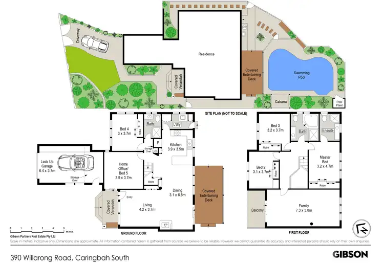Floorplan of Homely semi-detached listing, 390 Willarong Road, Caringbah South NSW 2229
