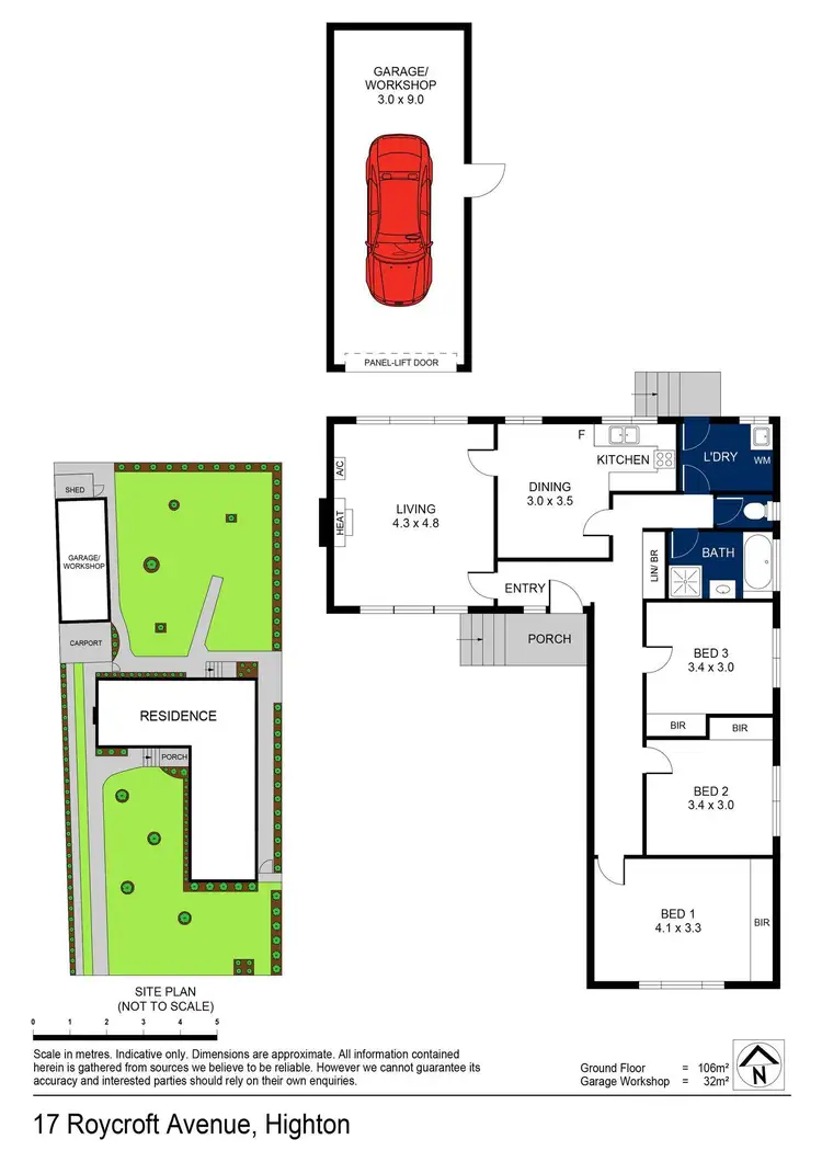 Floorplan of Homely house listing, 17 Roycroft Avenue, Highton VIC 3216