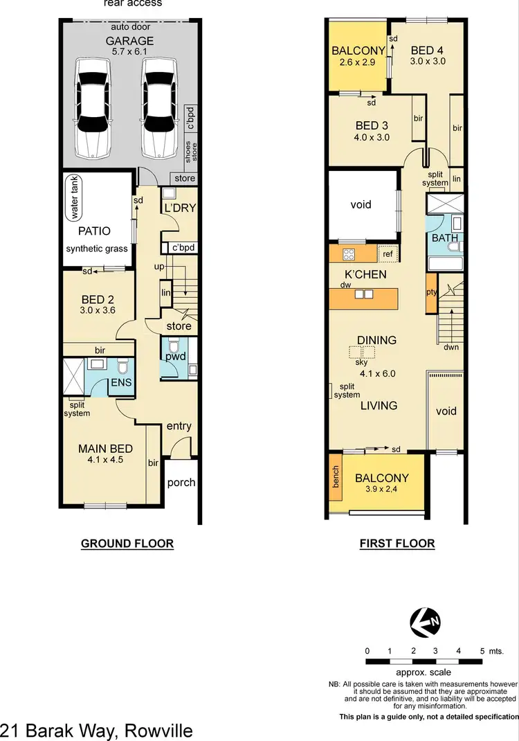 Floorplan of Homely house listing, 21 Barak Way, Rowville VIC 3178