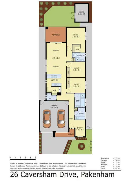 Floorplan of Homely house listing, 26 Caversham Drive, Pakenham VIC 3810