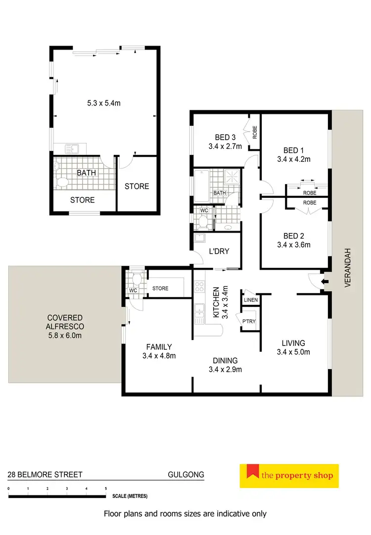 Floorplan of Homely house listing, 28 Belmore Street, Gulgong NSW 2852