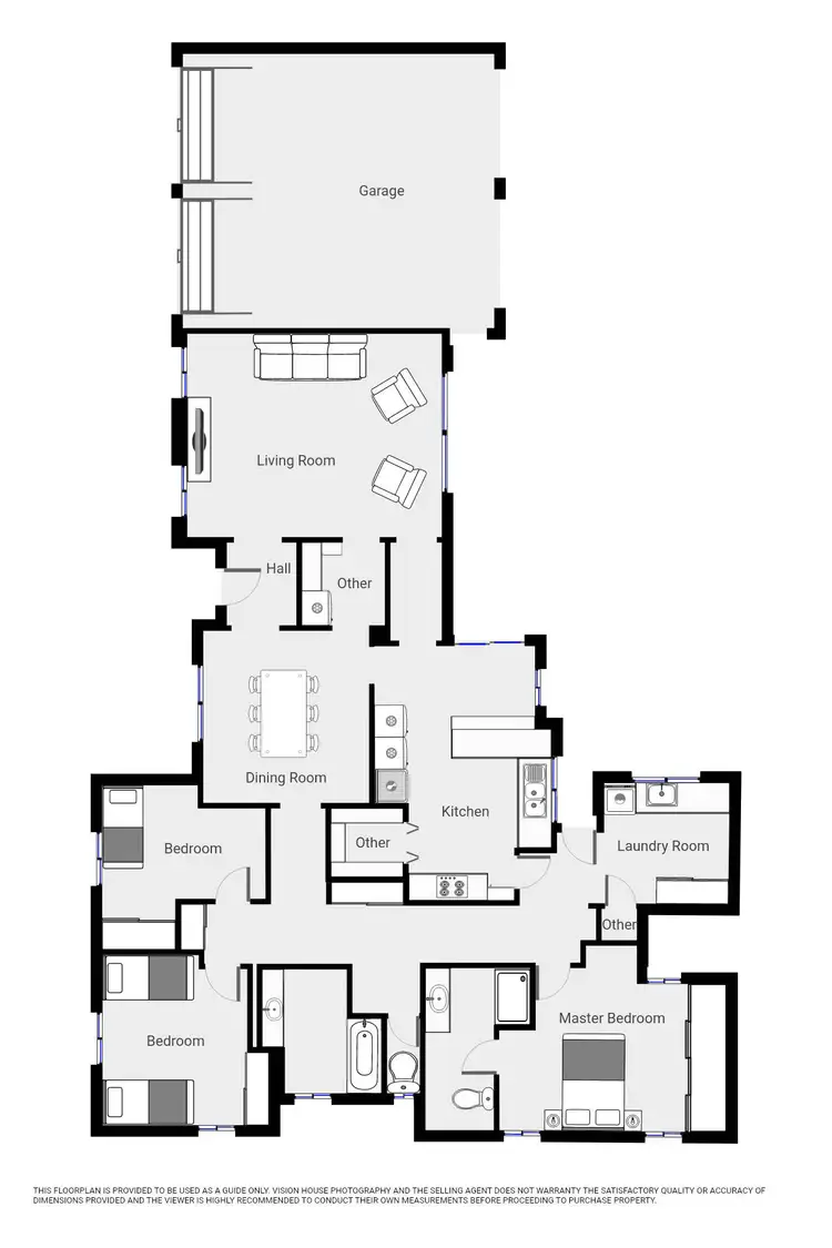 Floorplan of Homely house listing, 6 Johnson Drive, Irymple VIC 3498