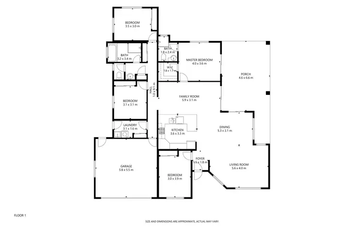 Floorplan of Homely house listing, 109 Roberts Drive, Trinity Beach QLD 4879