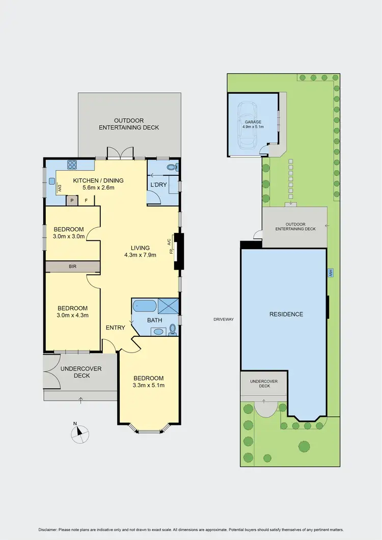 Floorplan of Homely house listing, 222 Reynard Street, Coburg VIC 3058