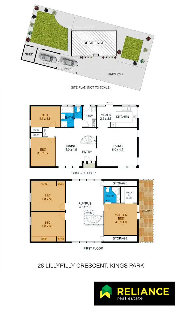 Floorplan of Homely house listing, 28 Lillypilly Crescent, Kings Park VIC 3021