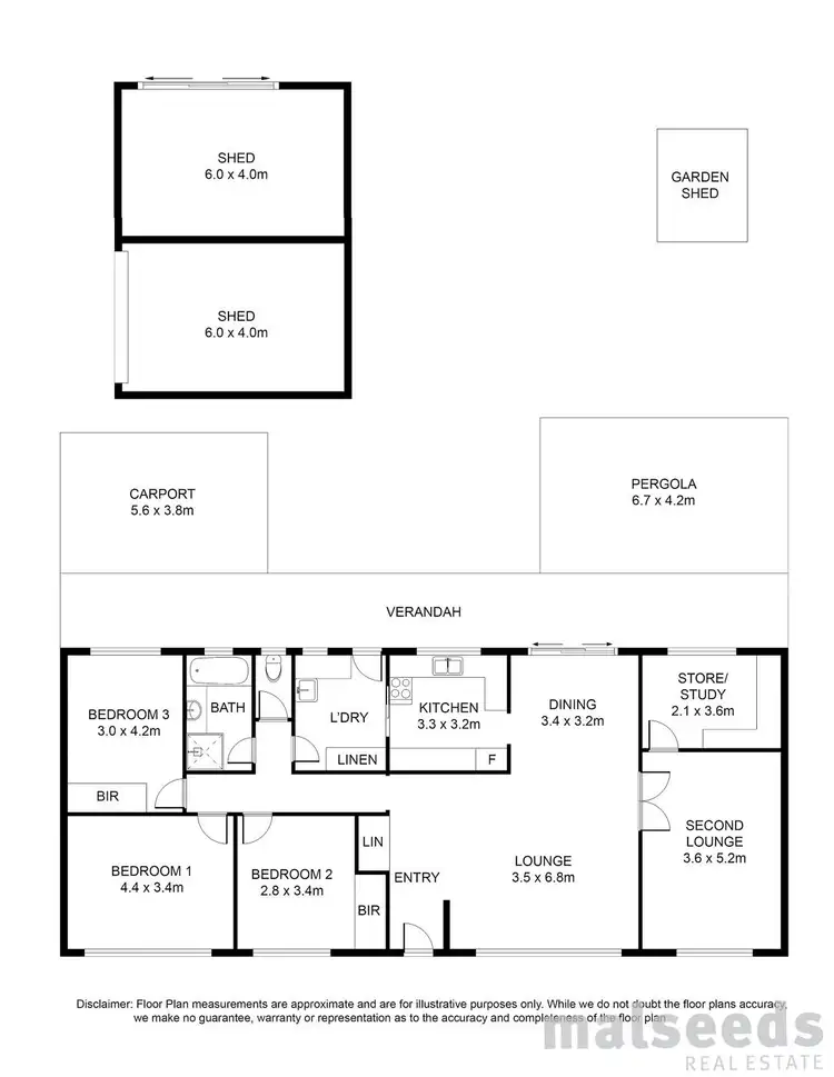Floorplan of Homely house listing, 56 Williams Road, Millicent SA 5280