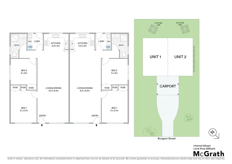 Floorplan of Homely semi-detached listing, 20 Bruigom Street, Norman Gardens QLD 4701