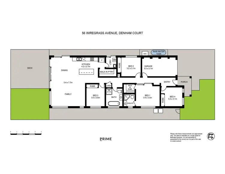 Floorplan of Homely house listing, 56 Wiregrass Avenue, Denham Court NSW 2565